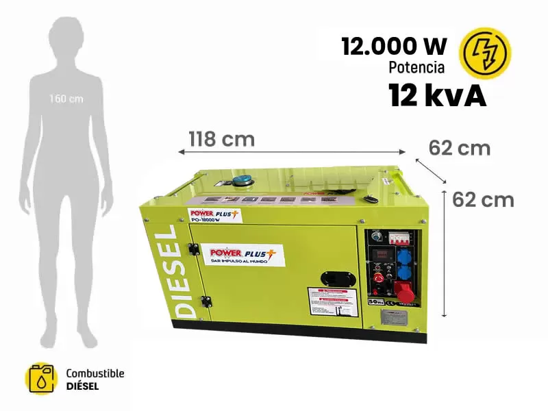 generador diesel con entrega inmediata | GoPower · Herramientas y Maquinas Industriales